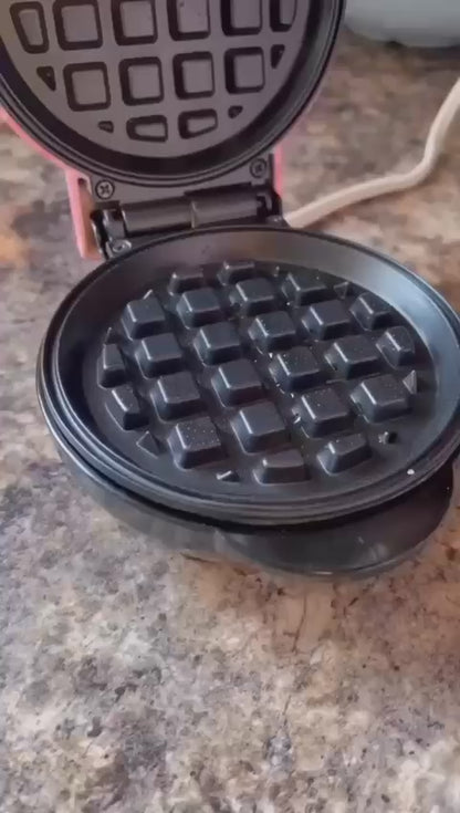 Mini Waffle Maker - Breakfast Anytime, Anywhere!