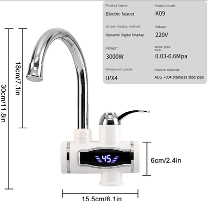 The Hot Water Tap Instant Heating Electric Water Heater Faucet.