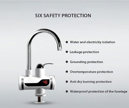 The Hot Water Tap Instant Heating Electric Water Heater Faucet.