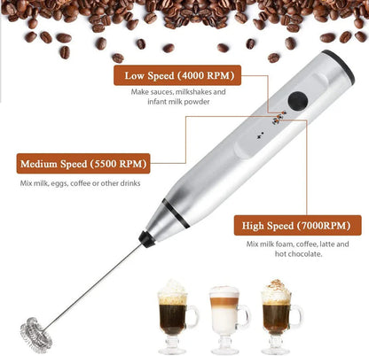 Effortless Latte Art: Rechargeable 2-in-1 Electric Cafe Maker That Brings Quality in Homes