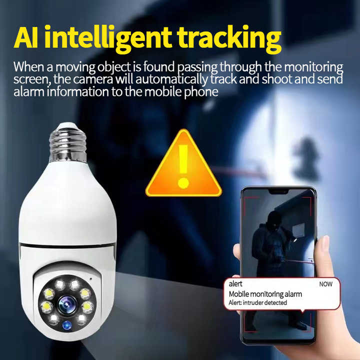 Illuminate & Guard: 360° Smart Bulb Security Camera!!