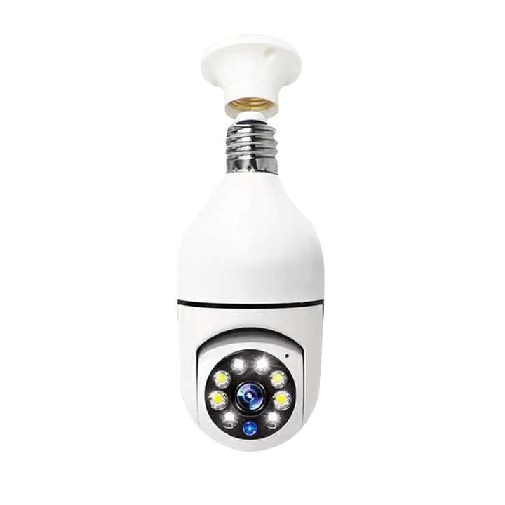 Illuminate & Guard: 360° Smart Bulb Security Camera!!