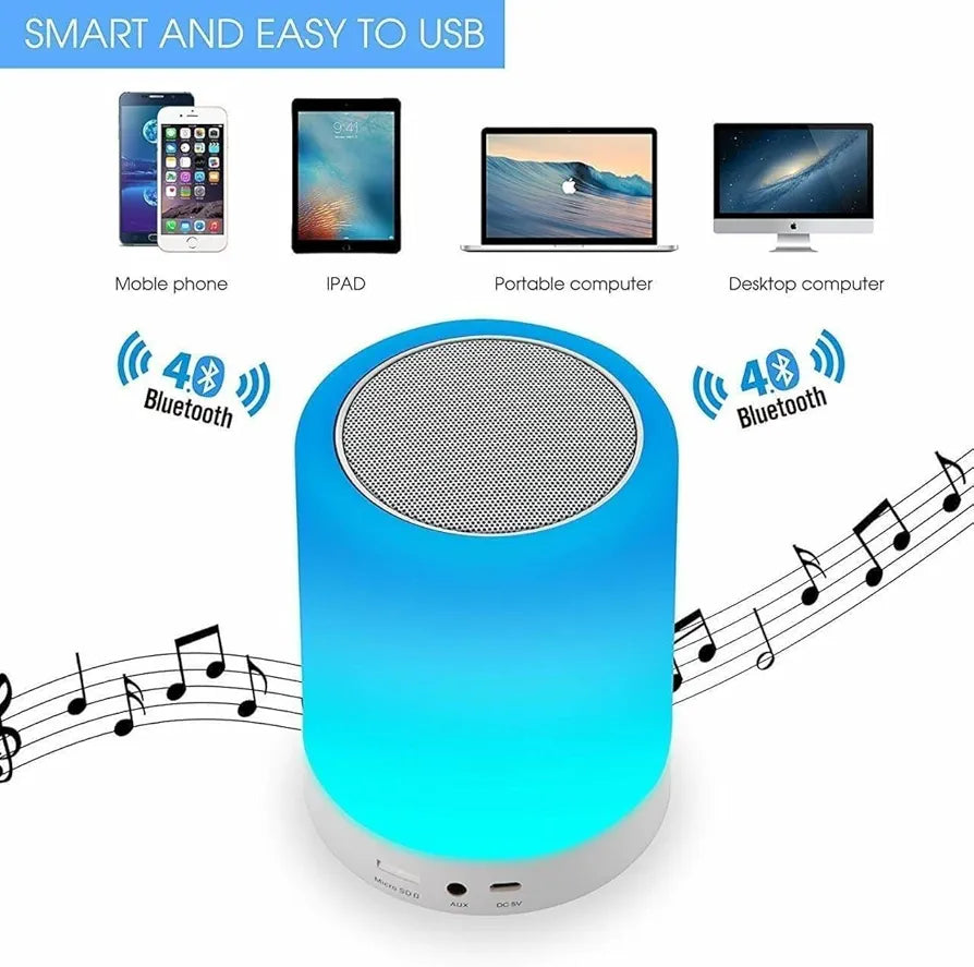 Unleash the Beat: Portable Lamp Wireless Speaker!!