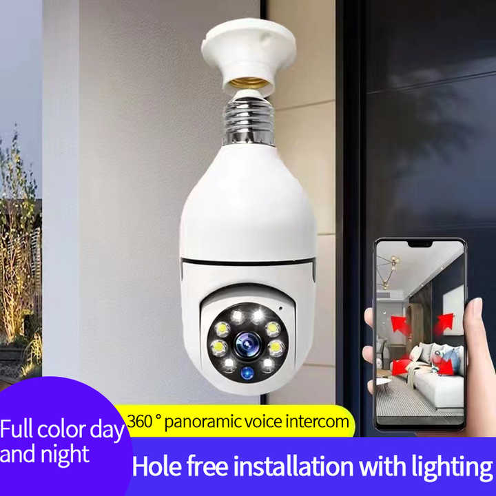 Illuminate & Guard: 360° Smart Bulb Security Camera!!