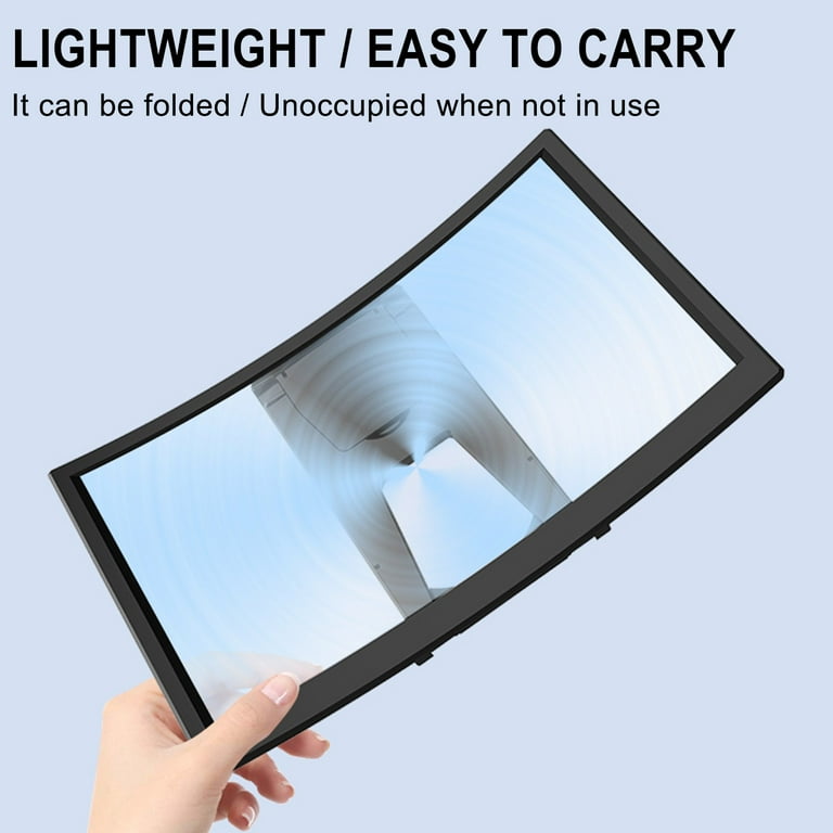 Unleash the Big Screen Experience: Introducing the  Curved Screen, Mobile Magnifier!!